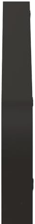 30x40 Inch Black Metal Framed Wall Mirror