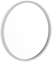 Flash Furniture Julianne Large Round Wall Mirror - Silver Circle 16 Inch