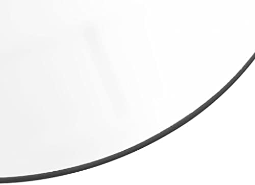 7 Piece Frameless Round Glass Mirror Set for Home Decor