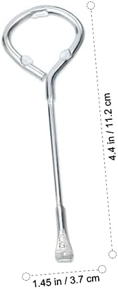 Artibetter Adjustable Can Opener Set with 2pcs Silver Handles