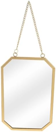 LABRIMP Wall Hanging Iron Mirror for Bedroom Bathroom