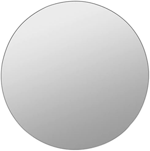 7 Piece Frameless Round Glass Mirror Set for Home Decor