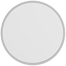 Flash Furniture Julianne Large Round Wall Mirror - Silver Circle 16 Inch
