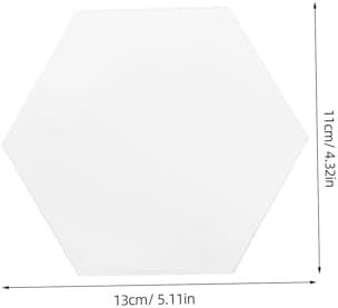 JECOMPRIS Hexagonal Acrylic Wall Mirror Decor