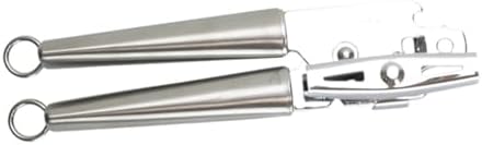 SHOWERORO Silver Manual Can Opener with Lid Lifter