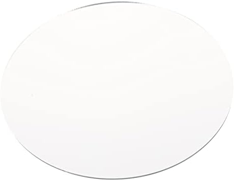NOLITOY Round Acrylic Vanity Mirror 20cm DIY Decor Wall Mirror