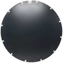 Flash Furniture Julianne Large Round Wall Mirror - Silver Circle 16 Inch