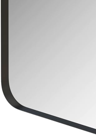 AiStarlink 24x36 Inch Black Rectangular Wall Mirror