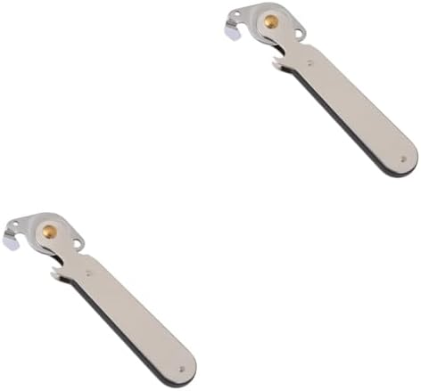 Ciieeo 2pcs Stainless Steel Can Piercer and Bottle Opener