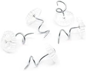 Dritz Home 9023 Twist Pins with Clear Heads 10-Piece 1