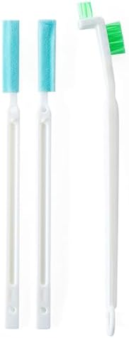 NewFeru 3-Piece Mini Bottle Brushes with Split Crevice Cleaner and Flat Scrubbers