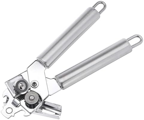 Stainless Steel Can Opener with Bottle Opener