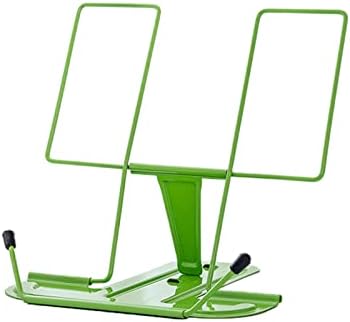 Folding Holder with Page Clip Adjustable Metal Rest for Kids and Adults