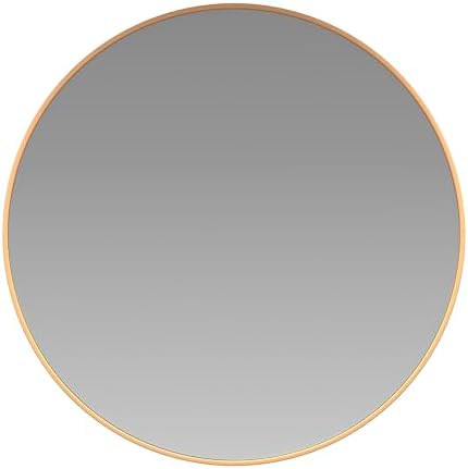 Flash Furniture Julianne 20 Gold Circle Wall Mirror 1