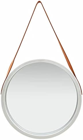 Retro Wall Mirror with Strap 167 Silver 1