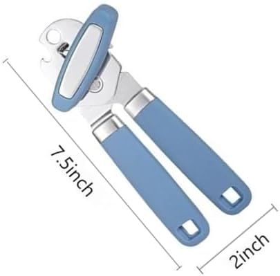 YILY JIANG Manual Can Opener with Ergonomic Handle Blue