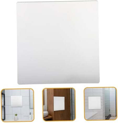 ERINGOGO 2pcs Self-Adhesive Wall Mirror
