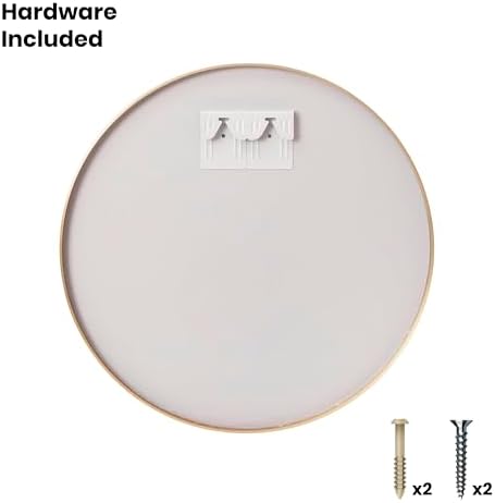 Flash Furniture Julianne 20 Gold Circle Wall Mirror 1