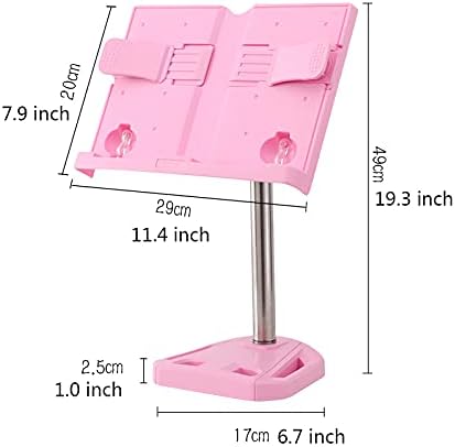 Xiaosaku Adjustable Book Stand with Height and Angle Control