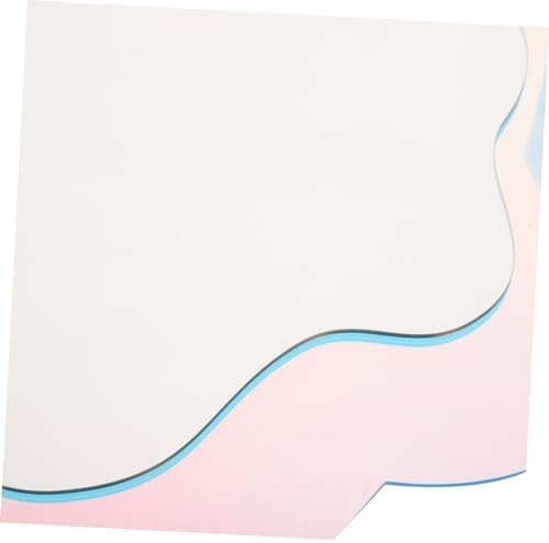 Pink Wavy Cloud Shape Wall Mirror Decor