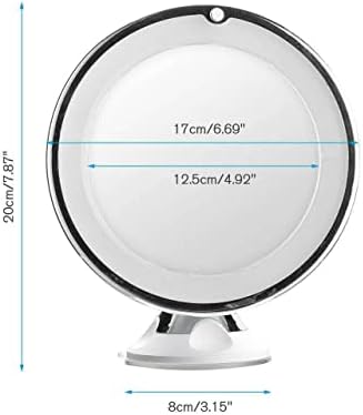 16 Lighted Vanity Mirror with Storage for Wall