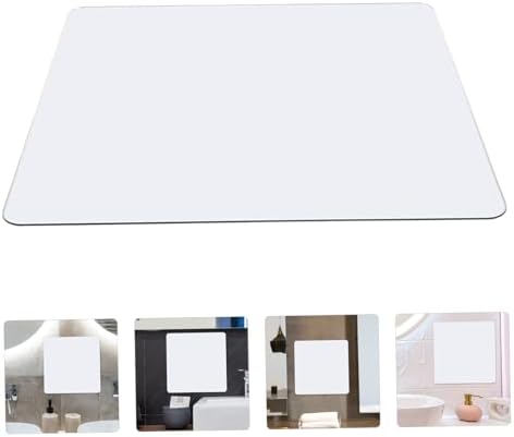 PRETYZOOM Self-Adhesive Wall Mirror for Bathroom and Bedroom