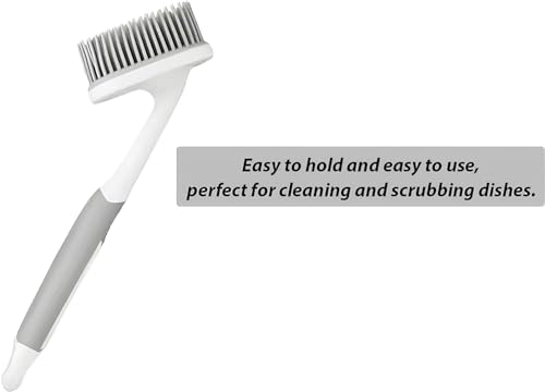 Mintique 10 Inch Silicone Dish Brush with Long Handle