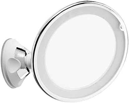 Lighted Vanity Mirror with Storage for Home and Bathroom