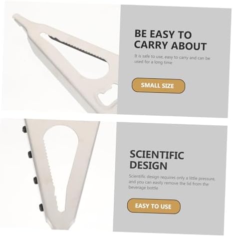Zerodeko 2pcs Elegant Stainless Steel Can Opener