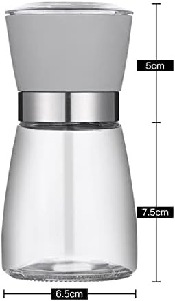 LTLWSH Salt and Pepper Grinder Set with Adjustable Coarseness