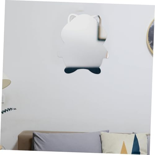 HAPINARY Self-Adhesive Acrylic Mirror Animal Shape Wall Decor