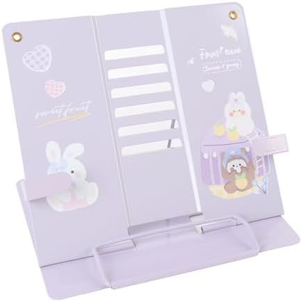 Dpofirs Foldable Book Stand for Desk Handsfree