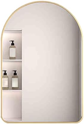 HD Wall Mirror with Gold Frame for Bathroom Living Room
