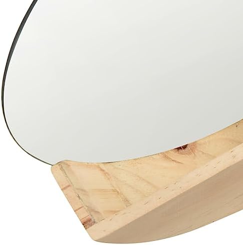 RINDIGOO Wall Mirror with Pinewood Shelf 138 Inch