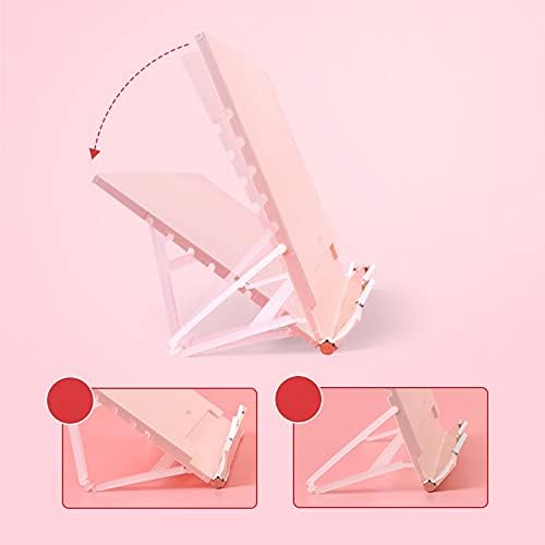 Yuidaaavzz Foldable Book Stand for Kitchen and Office Blue
