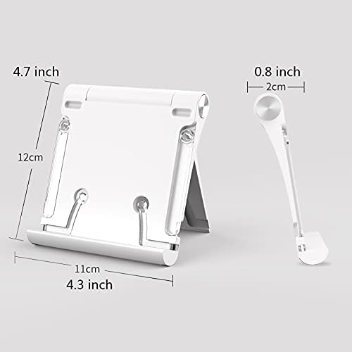 Yuidaaavzz 4x5 Inch Portable Folding Reading Stand Blue