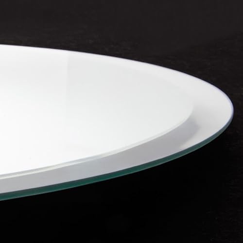 Oval Frameless Mirror Bathroom 40x60 cm Modern Design