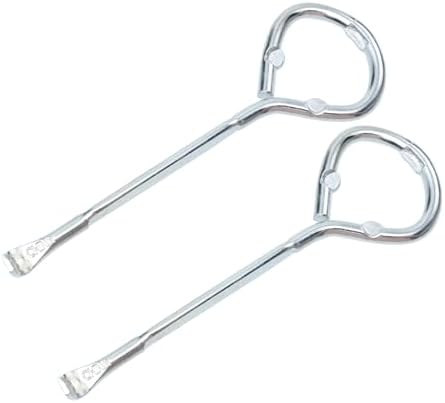 Artibetter Adjustable Can Opener Set with 2pcs Silver Handles
