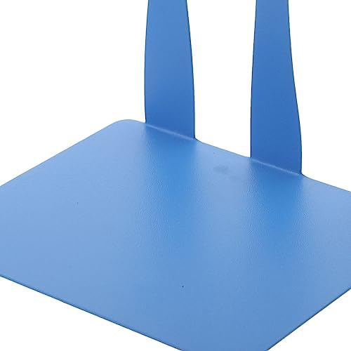 Cabilock 2pcs Metal Cookbook Bookends with Non-Slip Pads