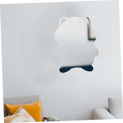 HAPINARY Self-Adhesive Acrylic Mirror Animal Shape Wall Decor