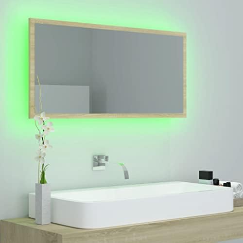 LED Mirror with RGB Light Wall Mount Bathroom Vanity