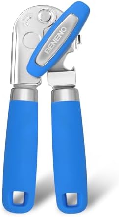 Beneno Manual Can Opener with Magnet and Bottle Opener