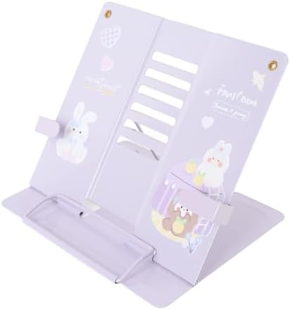 Dpofirs Foldable Book Stand for Desk Handsfree