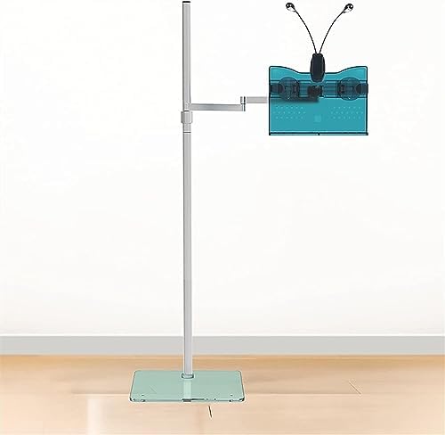 Adjustable Floor-Standing Book Rack with LED Light