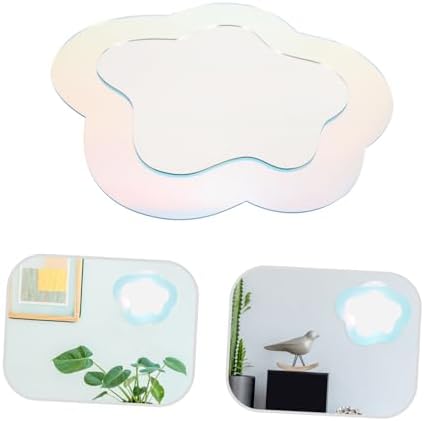 STOBAZA Cloud Shape Acrylic Mirror Wall Decor