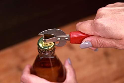 TEXXO Manual Can Opener 2-in-1 Can Bottle Opener 1