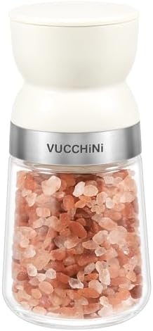 VUCCHINI Adjustable Pepper and Salt Grinder Set