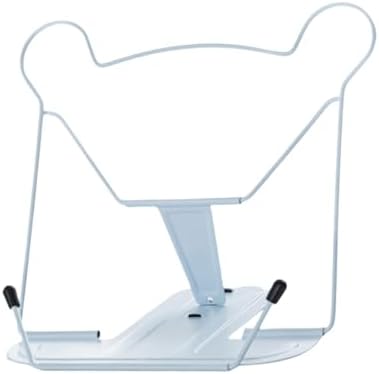 Elegant Metal Book Display Stand with Blue Finish