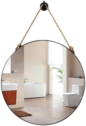 FLIPP 40cm Round Wall Mirror with Metal Frame