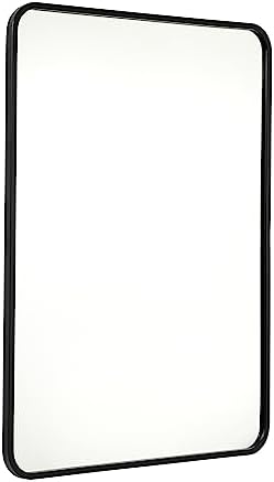 Flash Furniture Jada Wall Mirror 40x30 Matte Black